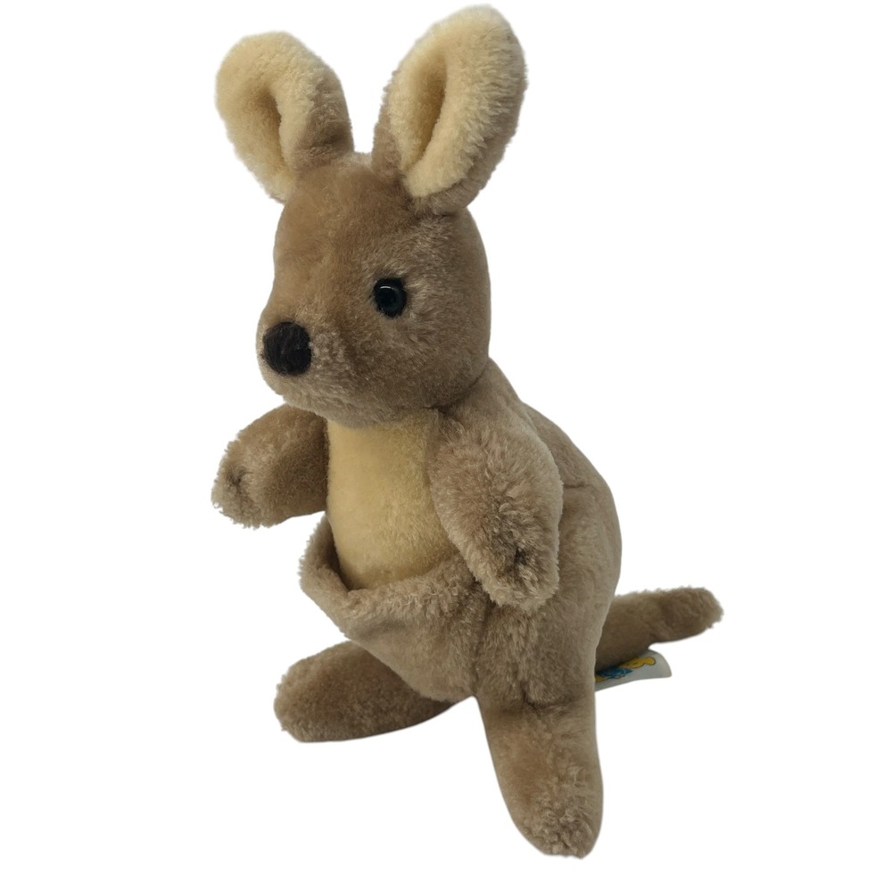 Dakin Kangaroo Mother Plush Vintage 1980s Stuffed Animal Wildlife Toy